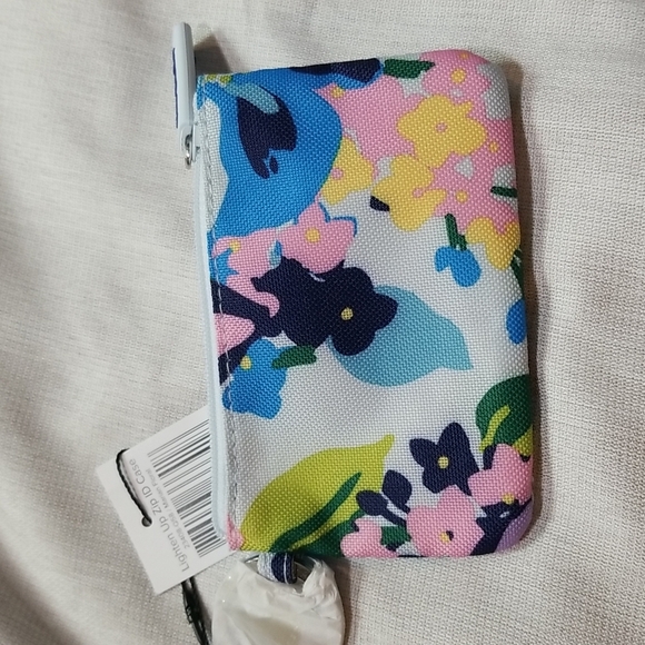 VERA BRADLEY MARION FLORAL LIGHTEN UP ZIP ID CASE - Picture 2 of 6